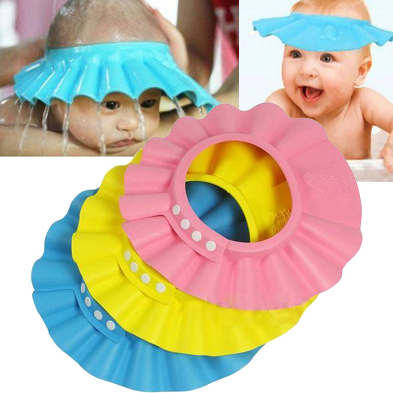 Baby Products For Bathing - 3 Colors Children Adjustable Safe Shampoo