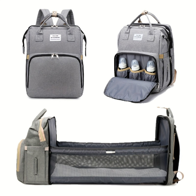 Fashionable Folding Baby Crib  - đánh giá và giá Diaper Bag Backpack