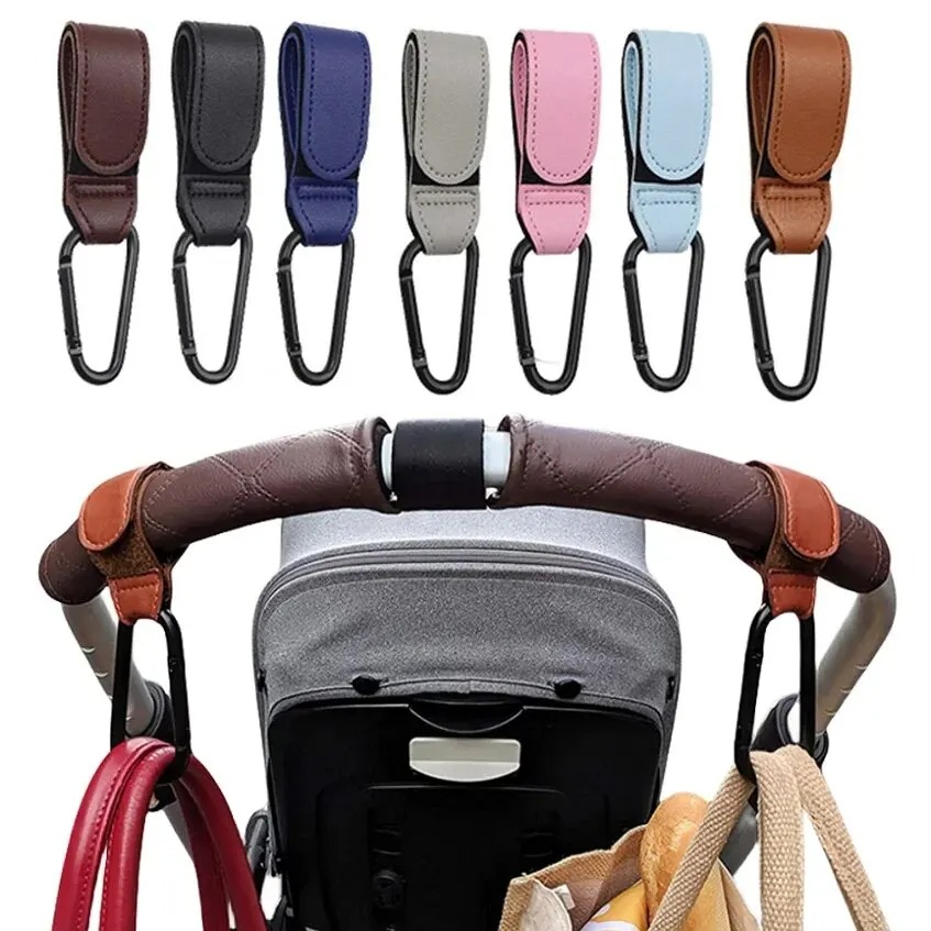 2Pcs Leather Cart Hooks Baby S - đánh giá và giá Diaper Bag Backpack
