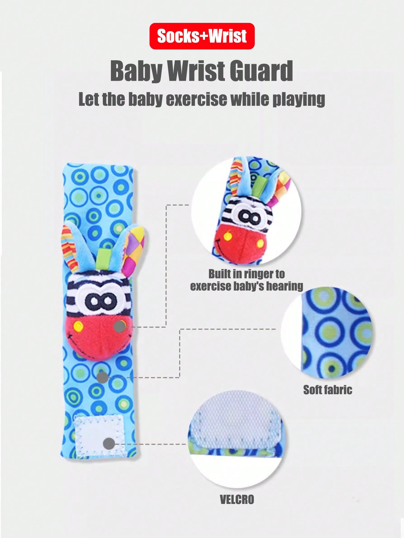 Baby Infant Wrist Rattle Socks - đánh giá và giá Baby Products Game