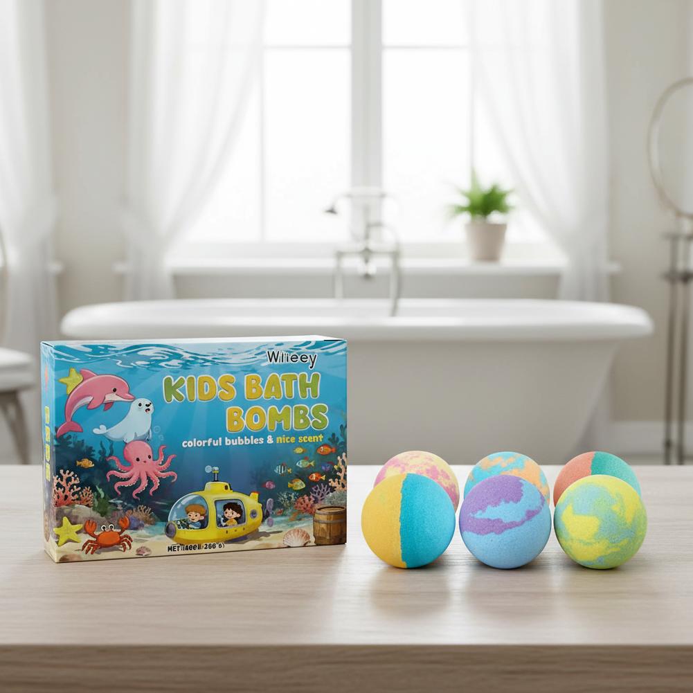 6pcs/Box Colorful Bath Bombs,  - đánh giá và giá Baby Products For Bathing