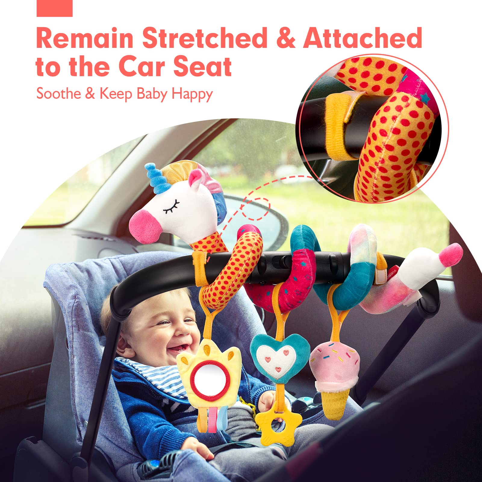 Car Seat Toys for Babies Rattl - đánh giá và giá Baby Products Game