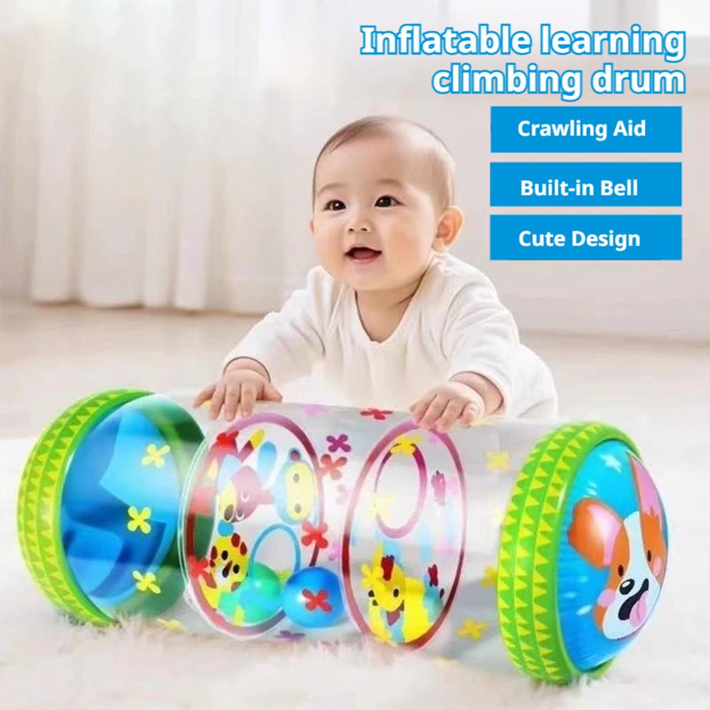 Inflatable Baby Crawling Rolle - đánh giá và giá Baby Products Game