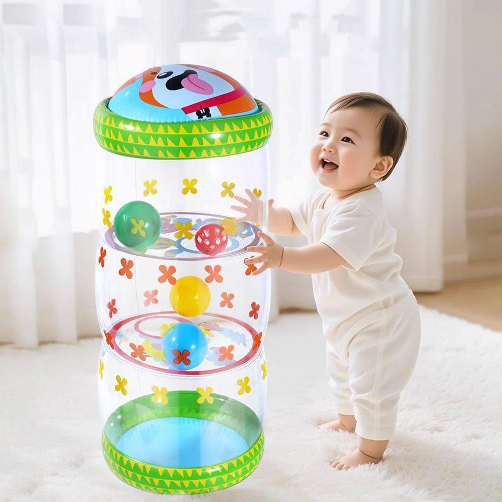 Inflatable Baby Crawling Rolle - đánh giá và giá Baby Products Game